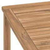 Garden Dining Table 180x90x77 cm Solid Teak Wood 315621