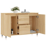 Sideboard Sonoma Oak 101.5x35x70 cm Engineered Wood 827199