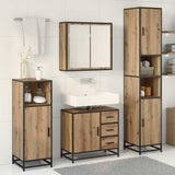 Bathroom Furniture Set 3 pcs Artisan Oak Engineered Wood 3402534