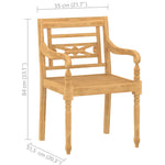 ZNTS 4 Piece Garden Lounge Set Solid Teak Wood 3087051