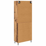 Highboard with Drawer 2 pcs Old Wood Engineered Wood 3415830