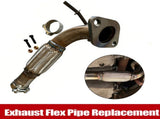 Exhaust Flex Pipe Replacement Kit for 2008-2016 Fiesta 1.0 Ecoboost MK7 & MK7.5 37191305