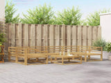Outdoor Sofa Set 7 pcs White 3386143