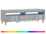 LED TV Cabinet Grey Sonoma Engineered Wood 896771