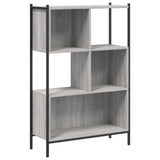 Bookcase Grey Sonoma 72x28x109 cm Engineered Wood 838886