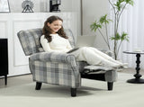 160&deg Reclining Armchair, with Footrest - Grey T3398P344476