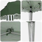 Pop-up Party Tent 288 x 288 x 245 cm Green Oxford Fabric 42019750