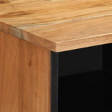 TV Cabinet with Drawer Brown 100 x 33 x 46 cm Solid Mango Wood 4017774
