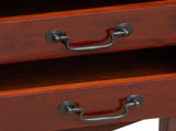 Side Table Brown 60.5 x 30 x 61 cm Solid Mahogany Wood 42009942
