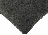 Cushion Cover 12 pcs HEERLEN Dark Grey 50 x 50 cm Boucl 910920
