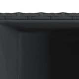 Garden Planter Black 30x30x60 cm Poly Rattan 366410