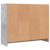 Sideboard Concrete Grey 91x28x75 cm Engineered Wood 823012