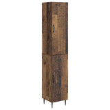 Cabinet Set 2 pcs Old Wood 33 x 34.5 x 89.5 cm Engineered Wood 3416635