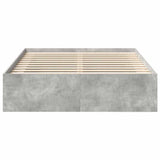 Bed Frame without Mattress Concrete Grey 140x190 cm 3203904