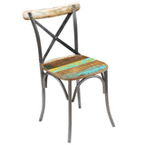 Dining Chairs 4 pcs Solid Reclaimed Wood 274395