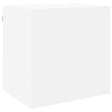 4 Piece TV Wall Units White Engineered Wood 3216428