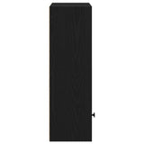 Bookcase Black Oak 31x24x77 cm Engineered Wood 860329
