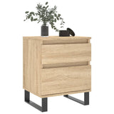 ZNTS Bedside Cabinet Sonoma Oak 40x35x50 cm Engineered Wood 830690