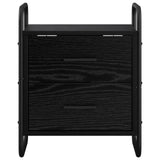 Hanging Bedside Cabinet Black Oak 40 x 30 x 50 cm 8013542