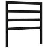 Bed Frame without Mattress Black Small Single Solid Wood Pine 3191870