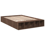 Bed Frame without Mattress Brown Oak 120x190 cm Small Double 3280600