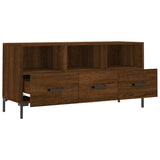 TV Cabinet Brown Oak 102x36x50 cm Engineered Wood 829043