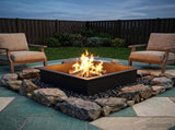 Fire Pit Ring Black 80 x 80 x 25 cm Steel 8012620