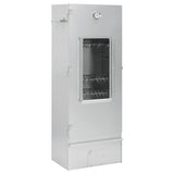 BBQ Oven Smoker with Wood Chips 44.5x29x110 cm Galvanised steel 364743