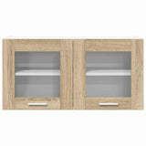 Hanging Cabinet Sonoma Oak and White 80 x 31 x 40 cm 884230