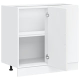 Kitchen Base Cabinet Kalmar White Engineered Wood 854318