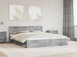 Bed Frame with Headboard Concerte 160 x 200 cm Solid Pine Wood 3410576