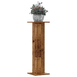 Plant Stands 2 pcs Old Wood 30x30x95 cm Engineered Wood 3307880