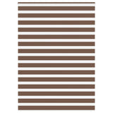 ZNTS Zebra Blind Brown 155x200 cm Fabric Width 150.9 cm Polyester 4014376