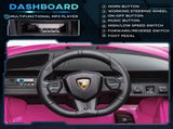 Lamborghini Sian Licensed 12V Kids Electric Ride On Car 2 Motors Toy Car with Remote Control Music T3398P348293