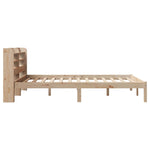 Bed Frame without Mattress 150x200 cm King Size Solid Wood Pine 3306543