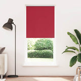 Roller blind blackout 124.4x230 cm Fabric Width 120 cm red 240164