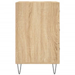 ZNTS Bedside Cabinet Sonoma Oak 40x40x66 cm Engineered Wood 827655