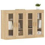 Wall Mounted Cabinets 2 pcs Sonoma Oak Engineered Wood 3197899