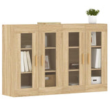 Wall Mounted Cabinets 2 pcs Sonoma Oak Engineered Wood 3197899