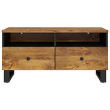 Coffee Table 80x54x40 cm Solid Wood Mango&Engineered Wood 351957