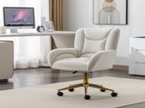 Full KD Velvet Fabric Material Adjustable Height Swivel Home Office Chair For Indoor Office With W1397P252008