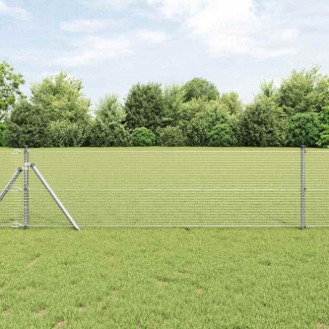 Welded Wire Fence Silver 0.6 x 100 m Steel 42004991