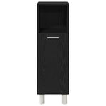 ZNTS Bathroom Furniture Set Set of 3 Black Oak Engineered wood 3333048