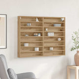 Display Cabinet Artisan Oak 100 x 8.5 x 75 cm Engineered Wood 869187