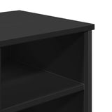 Bathroom Sink Cabinet Black 91x35x60 cm Engineered Wood 848664