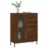 Sideboard Brown Oak 69.5x34x90 cm Engineered Wood 828059