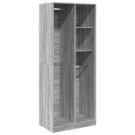 Wardrobe Grey Sonoma 80x50x200 cm Engineered Wood 3307761