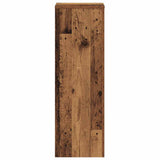 Plant Stand Old Wood 33x33x100 cm Engineered Wood 852958