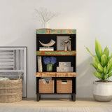 Side Cabinet 60x33x107 cm Solid Wood Reclaimed 352891