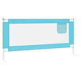 Toddler Safety Bed Rail Blue 190x25 cm Fabric 10214